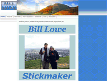 Tablet Screenshot of billthestickmaker.com